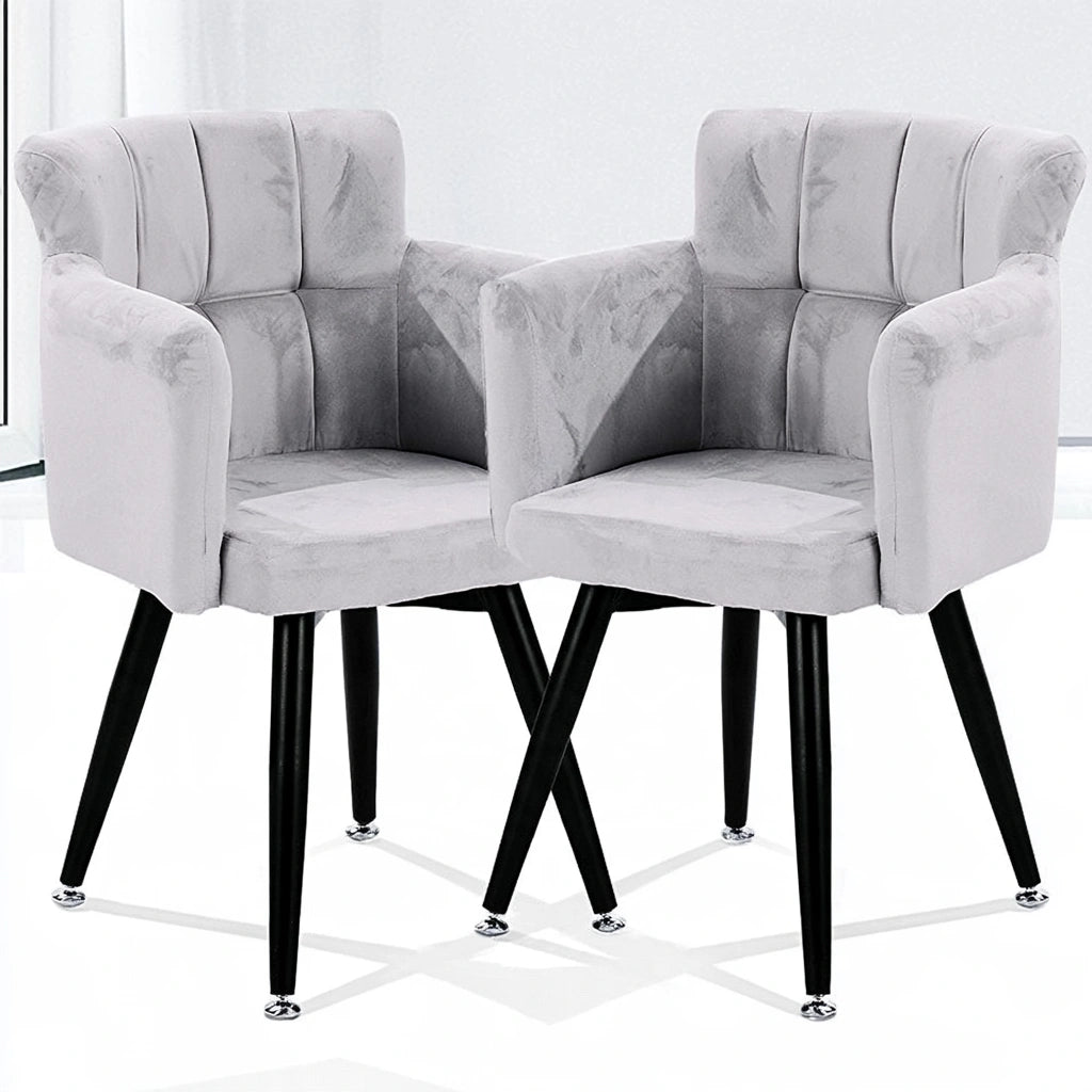 Accentfauteuil met stoffen bekleding, kleur lichtgrijs