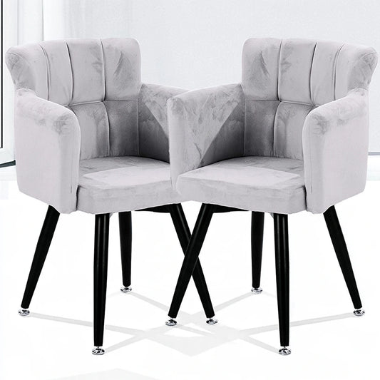 Accentfauteuil met stoffen bekleding, kleur lichtgrijs