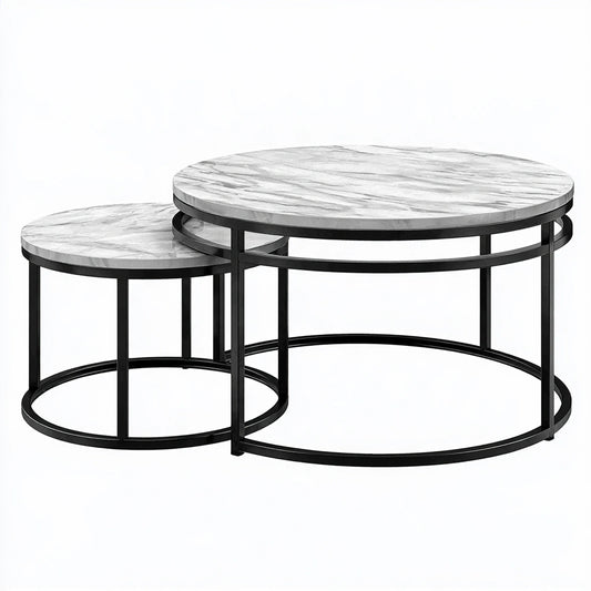 Set nesttafels, kleur grijs